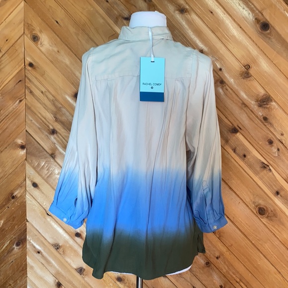 Rachel Comey X Target Dip Dye Button Down Blouse Sz Small  NWT - Picture 6 of 6
